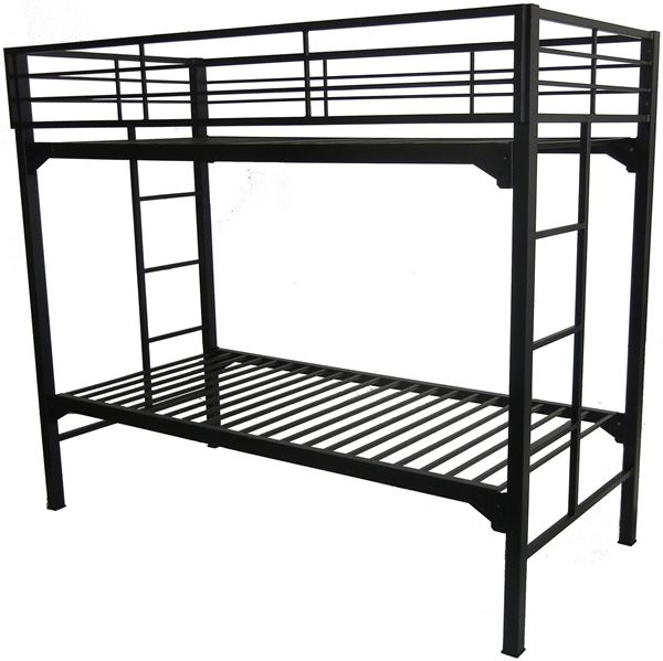 Bunk Bed With Built In Ladder, Metal Bunk Bed Post Connectors